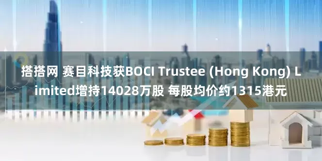 搭搭网 赛目科技获BOCI Trustee (Hong Kong) Limited增持14028万股 每股均价约1315港元