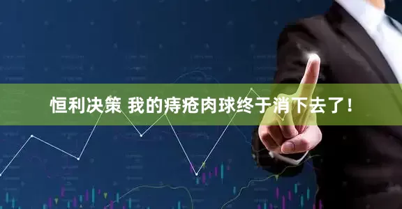 恒利决策 我的痔疮肉球终于消下去了！